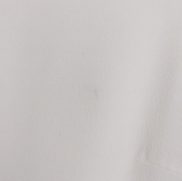 *SOLD*White Club Monaco Dress with Ruffled Sleeve - Picture 2 of 3